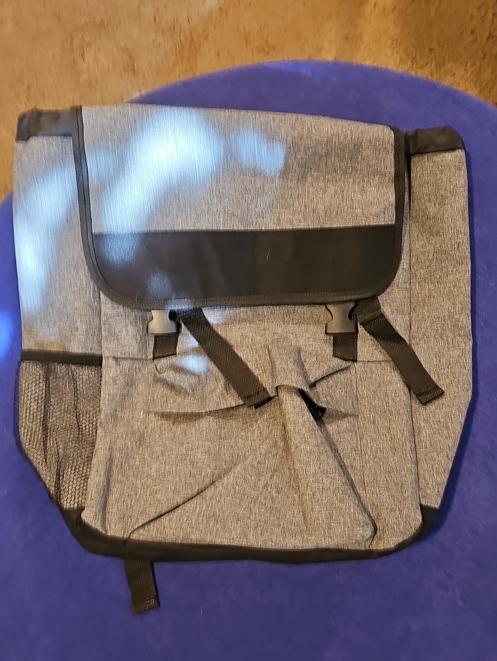 Grey Messenger/school Bag